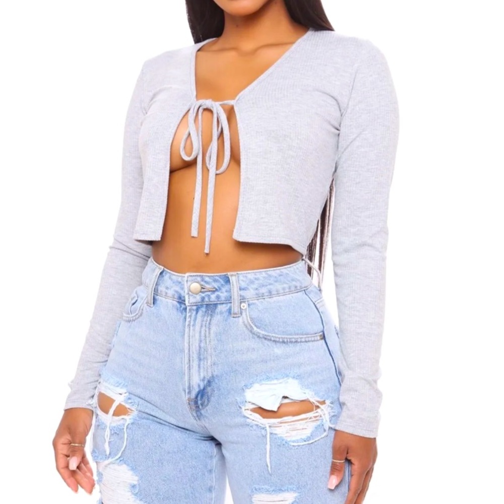 Fashion Nova Front Knot Top